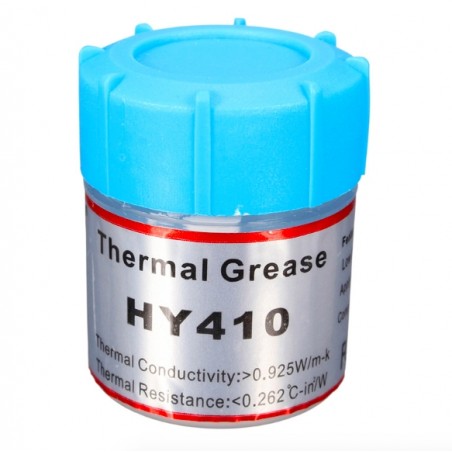 High Quality HY410 10g White Thermal Conductive Grease Paste Compound Silicone For CPU GPU Chipset Cooling Silicone Grease