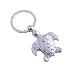 Modny metalowy brelok z żółwiemBreloczki Do Kluczy