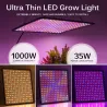 Ultra violet light panel - 1000W led - AC85-240V EU/US - - extra thin - with plug - indoor growing for plants