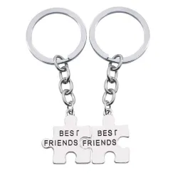Puzzel sleutelhanger - You're My Person / Best Friends - 2 stuksSleutelhangers