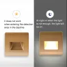 LED wall / stairs light - recessed lamp design - PIR motion sensor - AC85-265V