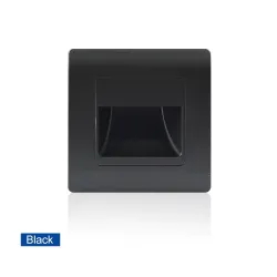 Oświetlenie ścienne / schodowe LED - konstrukcja lampy wpuszczanej - czujnik ruchu PIR - AC85-265VKinkiety