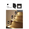 LED wall / stairs light - recessed lamp design - PIR motion sensor - AC85-265V