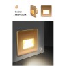 LED wall / stairs light - recessed lamp design - PIR motion sensor - AC85-265V