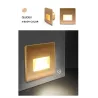 LED wall / stairs light - recessed lamp design - PIR motion sensor - AC85-265V