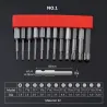 12PCS magnetic screw driver set - 1/4" hex / 50 / 75 / 100mm
