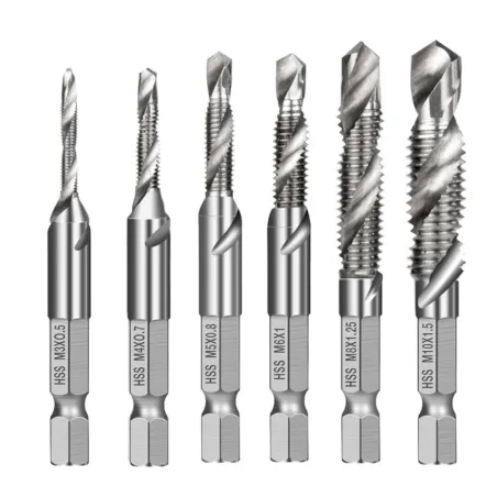 HSS boren - metrisch schroefdraad - zeskantschacht - 1/4 inch - M3 / M10 - 6 stuksBits & boren