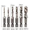 HSS boren - metrisch schroefdraad - zeskantschacht - 1/4 inch - M3 / M10 - 6 stuksBits & boren