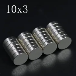 N35 - Neodym-Magnet - superstarke runde Scheibe - 10mm x 3mm