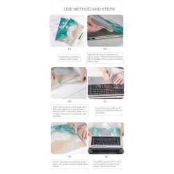 Autocollant vinyle pour ordinateur portable - master - pour ordinateurs portables 10 pouces - 19 pouces
