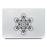 Kostka Metatrona - naklejka świętej geometrii - na samochód / laptop / oknoNaklejki