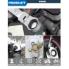 Auto multitool - ratelsleutel set - draaibaar - 14 stuksMoersleutels