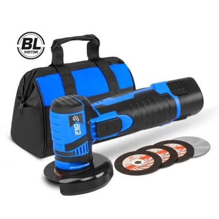 Mini haakse slijper - borstelloos - snoerloos - voor polijsten / slijpen - 2.0mAh - 18500RPM - 12VPower Tools