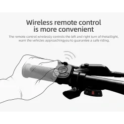 Cykelbromsljus - svängljus - blixtljus bakljus - laserlinje
