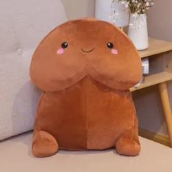Oreiller en forme de pénis - peluche amusante pour adulte