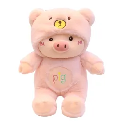 Speelgoed in de vorm van een varkentje - zacht pluche kussenKnuffels
