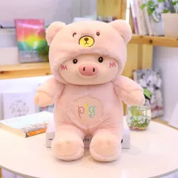 Speelgoed in de vorm van een varkentje - zacht pluche kussenKnuffels