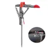 Fishing rod holder - bracket - automatic spring - adjustable - foldable - stainless steel