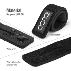 Fishing rod tie strap - elastic bandage - guide ring / holder