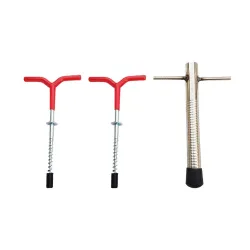 Isfiske drill og spiker - teltplugger / skrue - stangholder