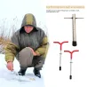 Isfiske drill og spiker - teltplugger / skrue - stangholder