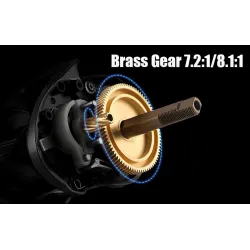 HerramientasProfessional fishing reel - long casting - ultra light - 7.2:1 / 8.1:1 - 18LB