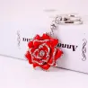 Luxurious crystal rose - keychain