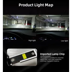Reflektor samochodowy - Żarówka LED Canbus - D1S / D2S / D3S / D4S / D2R/ D4R - 90W - 12V - 10000LM - 6000K - 2 sztukiLED