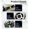 Autoscheinwerfer - LED Canbus Glühbirne - D1S / D2S / D3S / D4S / D2R/ D4R - 90W - 12V - 10000LM - 6000K - 2 Stück