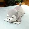 Liggende Husky hond - knuffel - kussenKnuffels