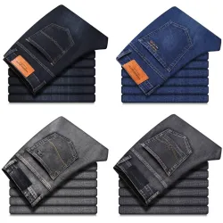 PantalonesPantalones vaqueros clásicos de hombre - Pantalones elásticos - Ajuste regular