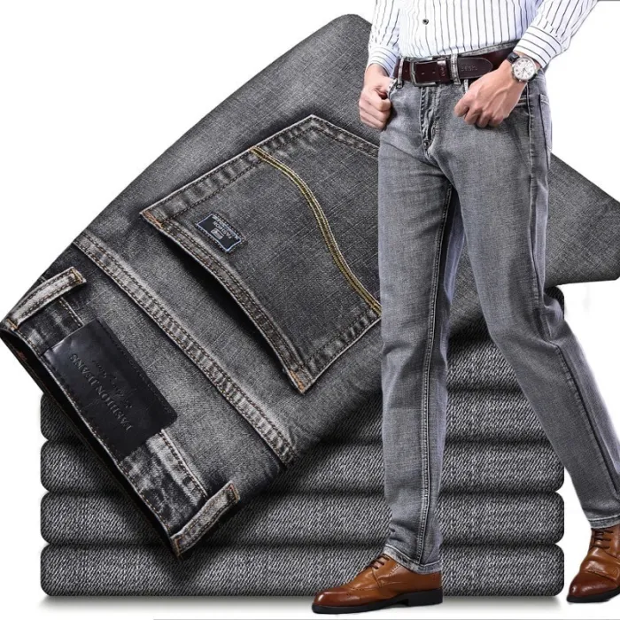 Klassiske jeans til mænd - stretchbukser - regular fit