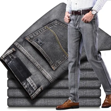 Klassiske jeans til mænd - stretchbukser - regular fit