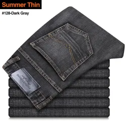 Jean classique pour homme - pantalon stretch - coupe régulière