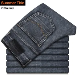 Jean classique pour homme - pantalon stretch - coupe régulière