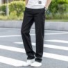 Men's summer trousers - thin - straight - cotton