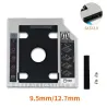 HDD Caddy - SSD SATA 3.0 - 2.5 - Festplattengehäuse - Adapter - optischer Bay - 9.5mm / 12.7mm