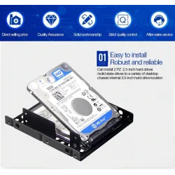 External HDD caseUTHAI G16 - thick - double-layer hard drive bracket - 2.5 to 3.5 inch hard disk Bay