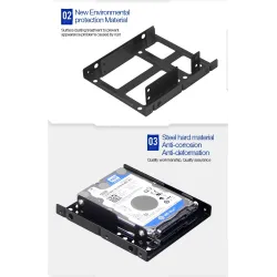 External HDD caseUTHAI G16 - thick - double-layer hard drive bracket - 2.5 to 3.5 inch hard disk Bay
