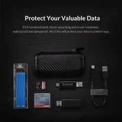 M2PH01 - HDD - obudowa dysku twardego - torba do przechowywania - twarda EVAExternal HDD case
