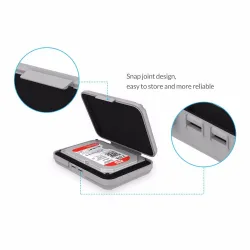 3.5 inch harde schijf HDD beschermingsdoos - opbergkoffer - met labelHDD behuizing