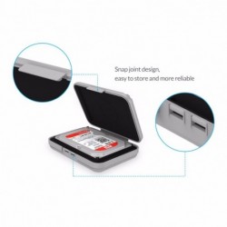 3,5-Zoll-Festplatte HDD-Schutzbox - Aufbewahrungstasche - mit Etikett