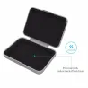 3.5 inch hard drive HDD protection box - storage case - with label