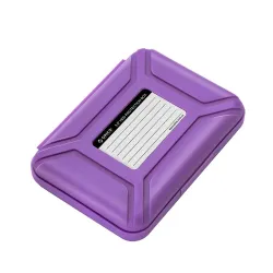 Pudełko ochronne na dysk twardy 3,5 cala - etui do przechowywania - z etykietąExternal HDD case