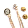Spilla con tendenza coreana - spilla con orologio e catena