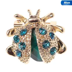 Kristallen lieveheersbeestje - elegante brocheBroches