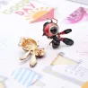 Big-Eye - ape - spilla con strass