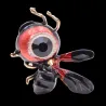 Big-Eye - ape - spilla con strass