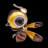 Big-Eye - bee - rhinestone brooch