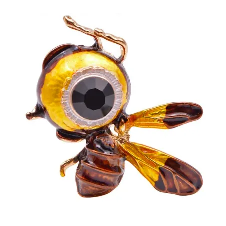 Big-Eye - ape - spilla con strass